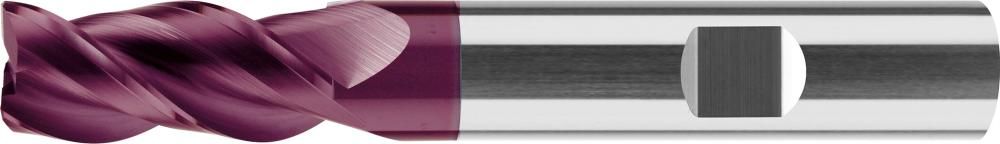Schaftfräser VHM HPC langTiAlN Typ UNI Z3 Eckfase 35/38Grad Schaft HB Werksnorm 3mm FORMAT