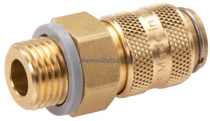 Kupplungsdose (NW5) G 1/8"(AG), Messing