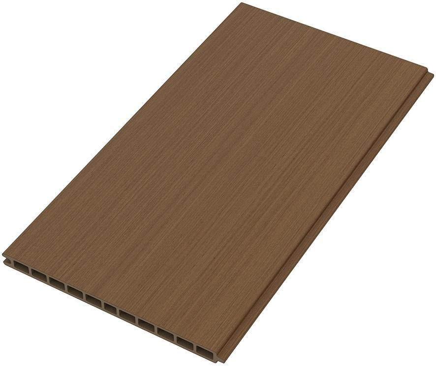 MAX-XL WPC-Steckzaun, 300 x 20 x 1790 mm coextrudiert teak
