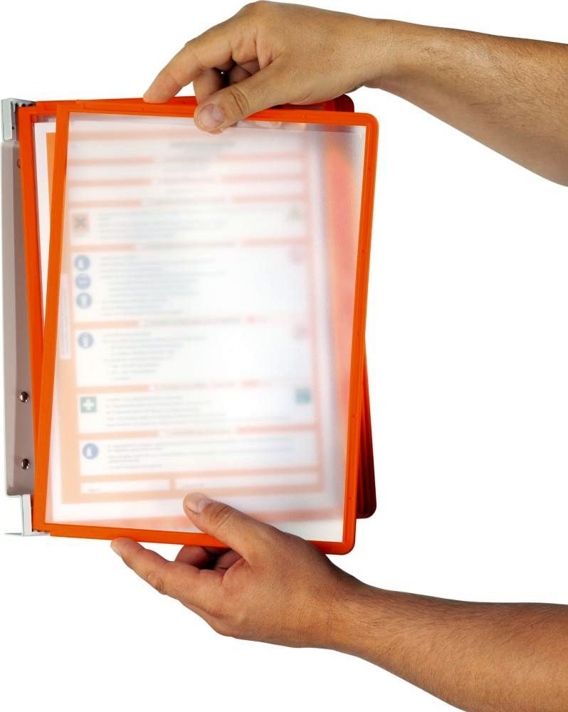 Sichttafelsystem orange, VE: 1 SET