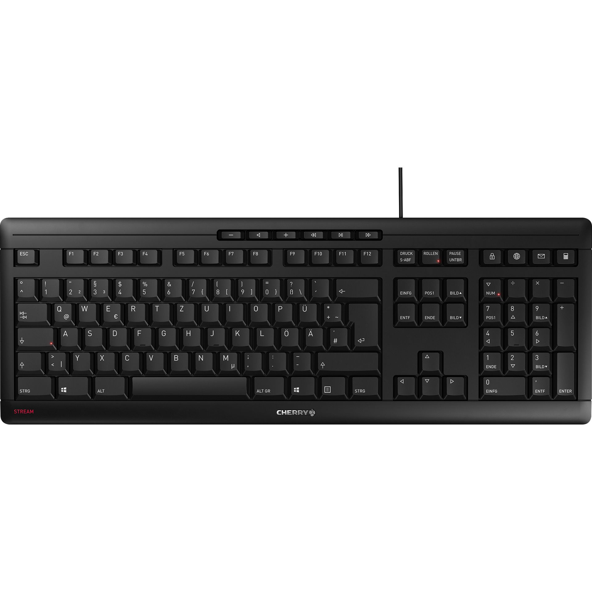 Tastatur Stream schwarz
