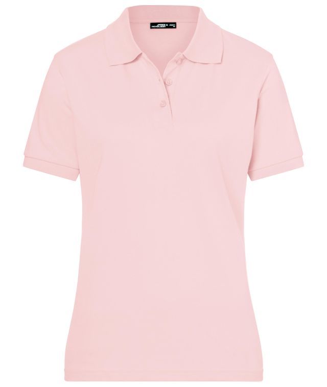 Classic Polo Ladies Hochwertiges Polohemd mit Armbündchen pink/rot, Gr. L