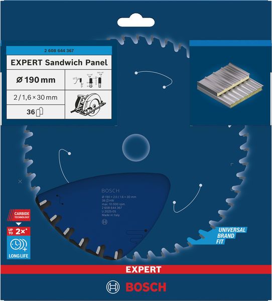 BOSCH HM-Kreissägeblatt, "Sandwich"