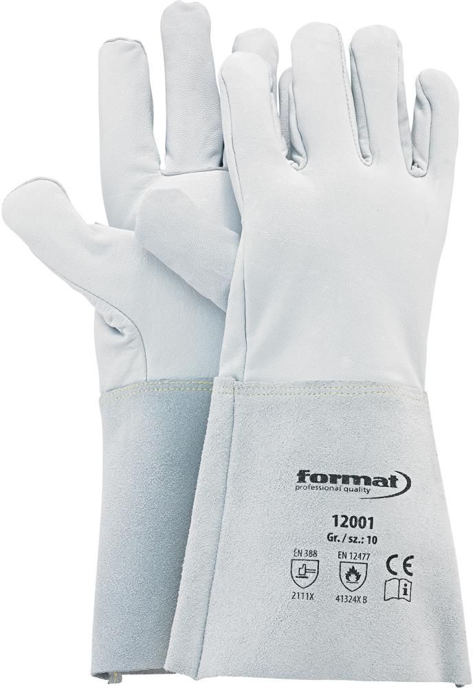 FORMAT Schweißer- und Hitzeschutzhandschuhe, Gr. 10