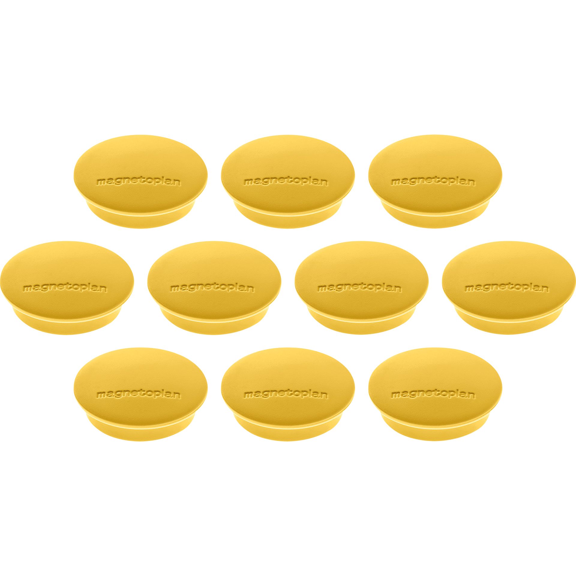 Magnet D34mm VE10 Haftkraft 1300 g gelb