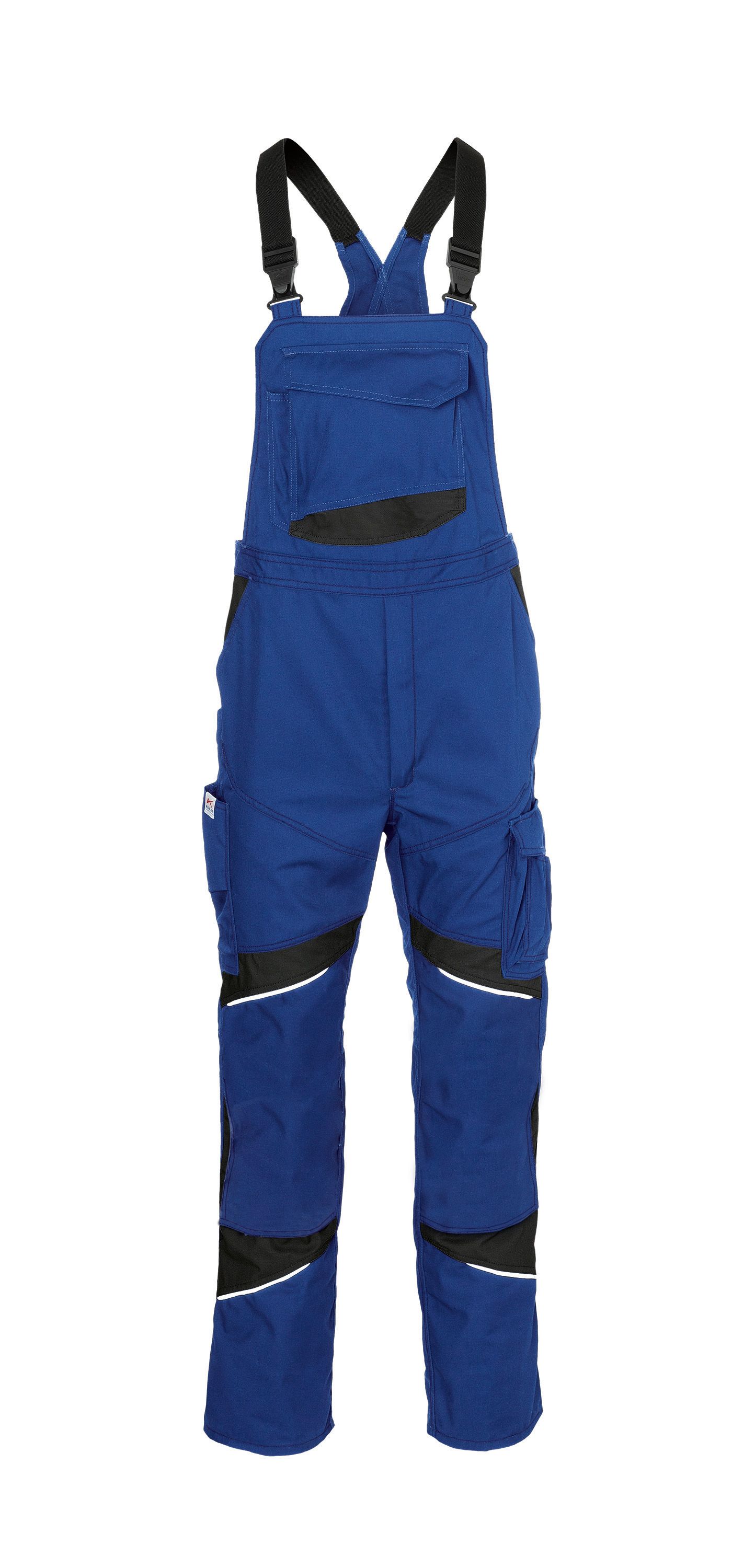 KÜBLER ACTIVIQ cotton+ Latzhose kbl.blau/schwarz Gr. 40