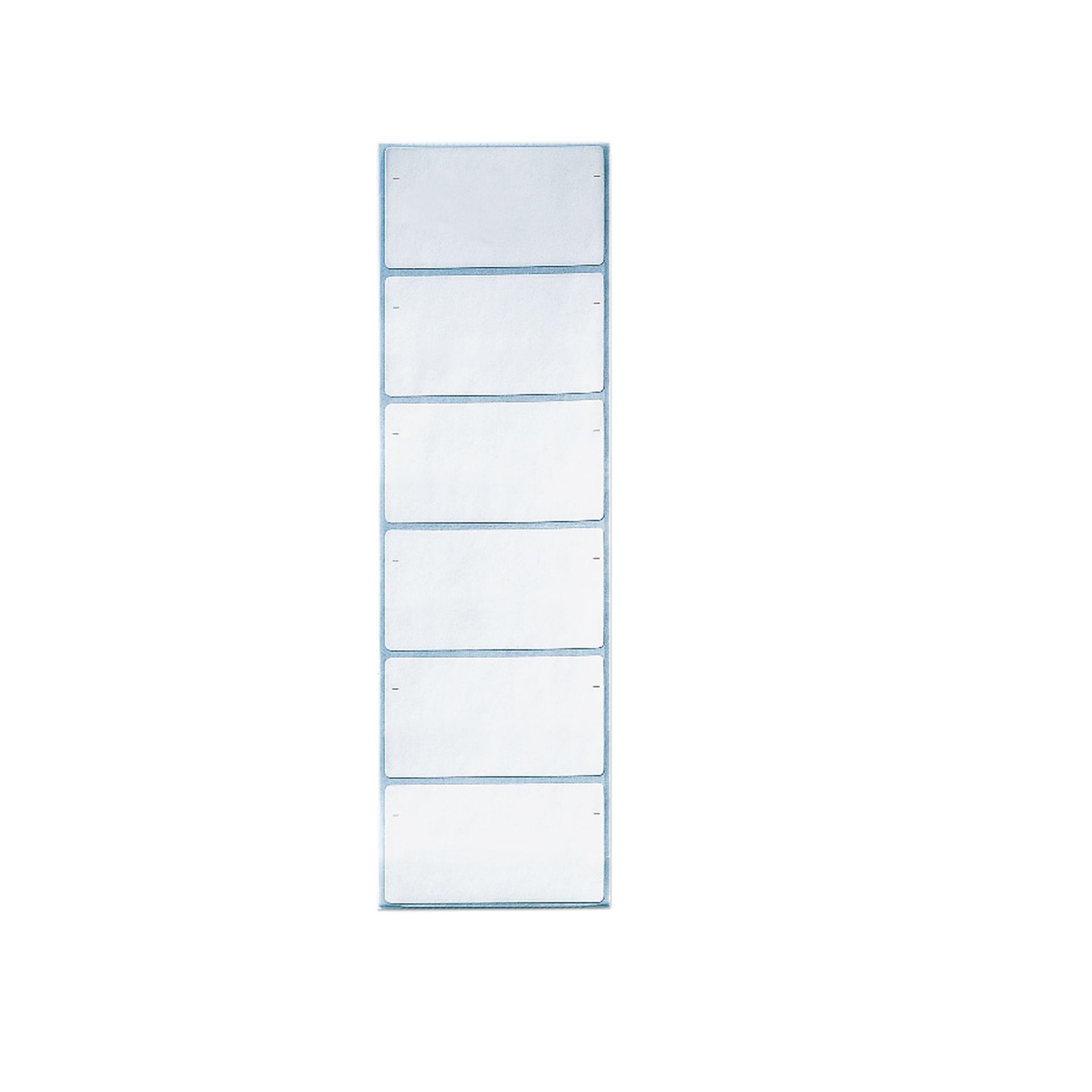 Beschriftungsschild Orgacolor 73x40mm ws 102St