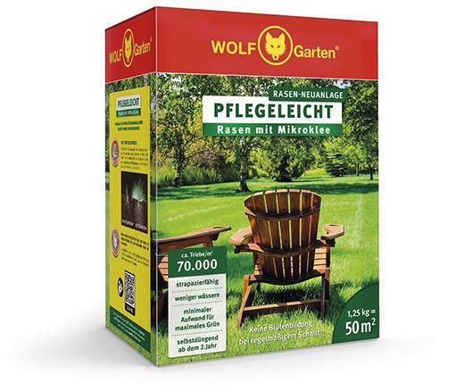 Rasenneuanlage mit Mikroklee 1,25 kg L-MI 50