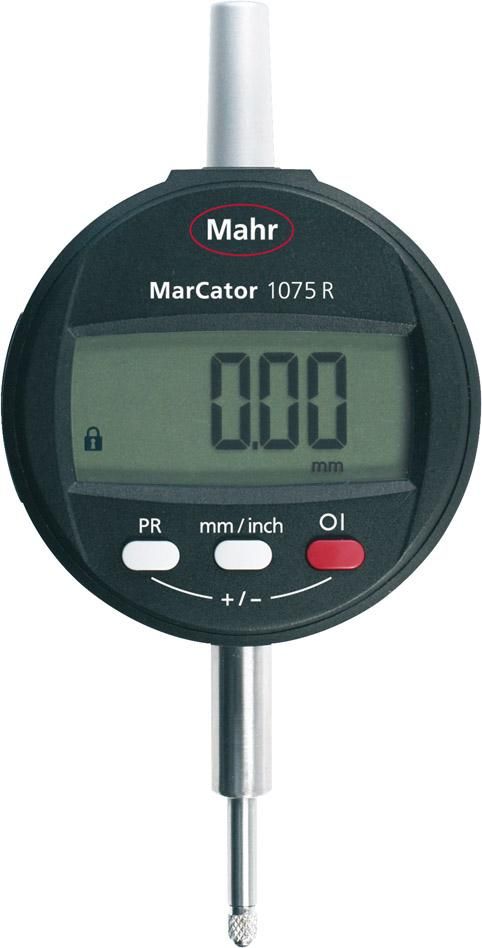 Dig.-Messuhr IP52 MahrCator 1075 R 0,01/12,5 mm mit Daten MAHR