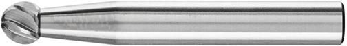 Frässtift HM kugelförmig 0605 rostfrei 6mm 6x5,4mm Pferd