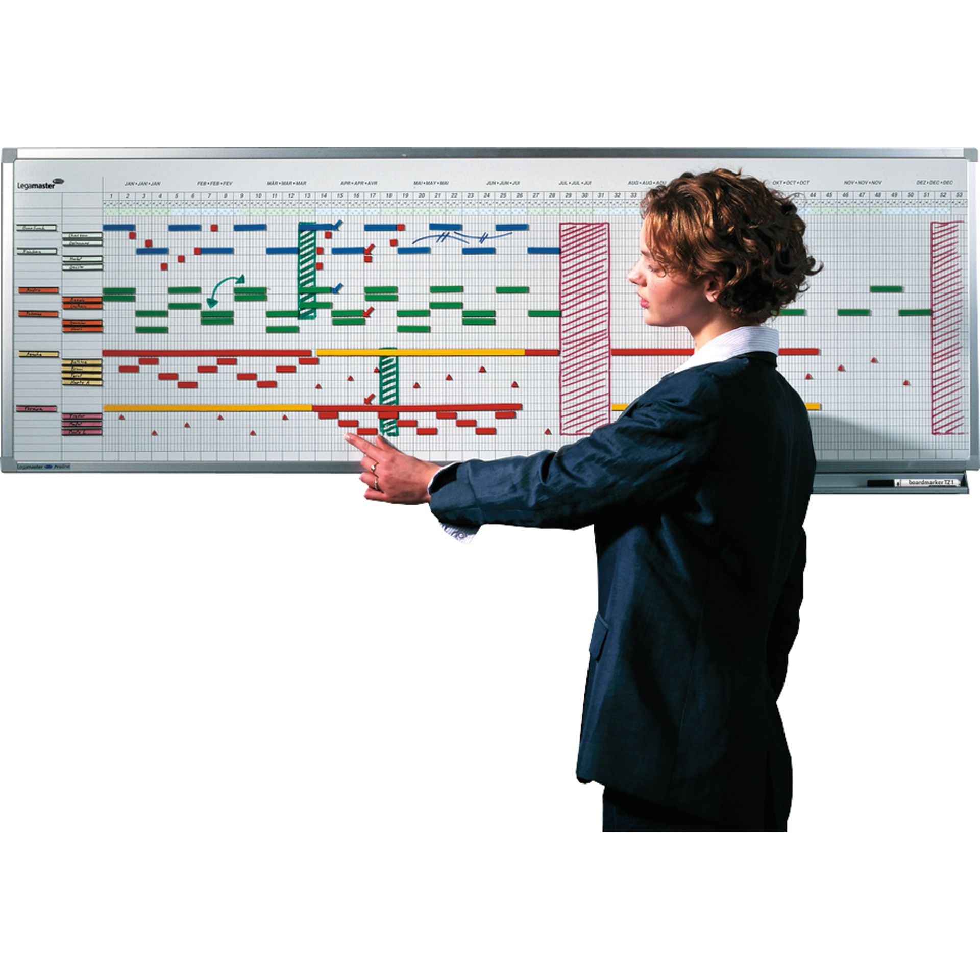 Jahresplaner Professional 50x150cm ws