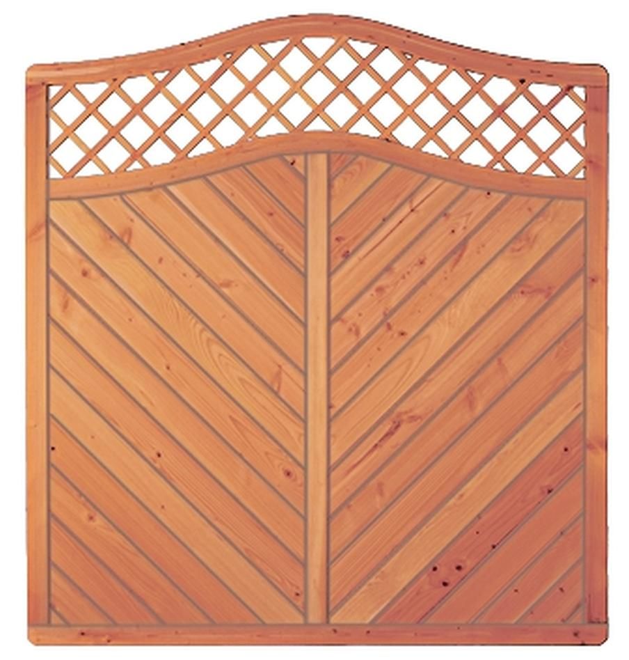 CLASSICO Krone-Ranki Lärche/ Douglasie R. 40/68mm 180x180/190cm Profilbretter 16/118 mm