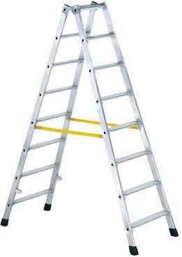 Stehleiter Nova B 2x8 Stufen Leiterlänge 1,84 m Arbeitshöhe 3,20 m ZARGES