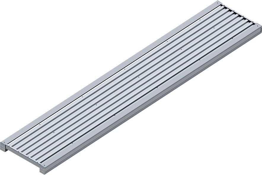 FG ALU-STEG 600 3.18m Belastung kN/m² 2,0