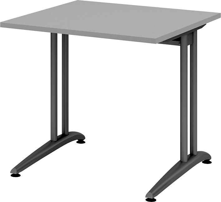 Schreibtisch lichtgrau 800x800 mm