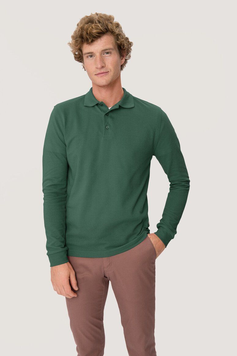 HAKRO Longsleeve-Poloshirt Mikralinar® 815