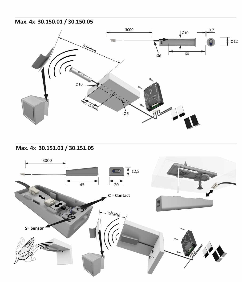 MultiSwitch2 IR Anbausensor