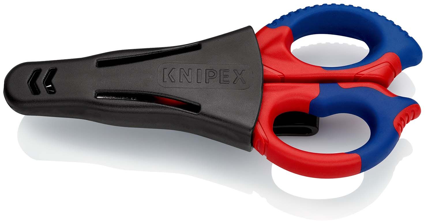 KNIPEX Elektrikerscheren mit Mehrkomponenten-Hüllen,