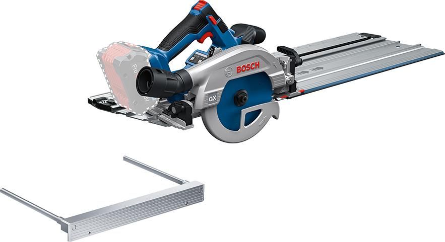 Akku-Handkreissäge solo GKS 18V-57-2 GX Bosch o. Akku, o. Ladegerät mit Führungsschiene