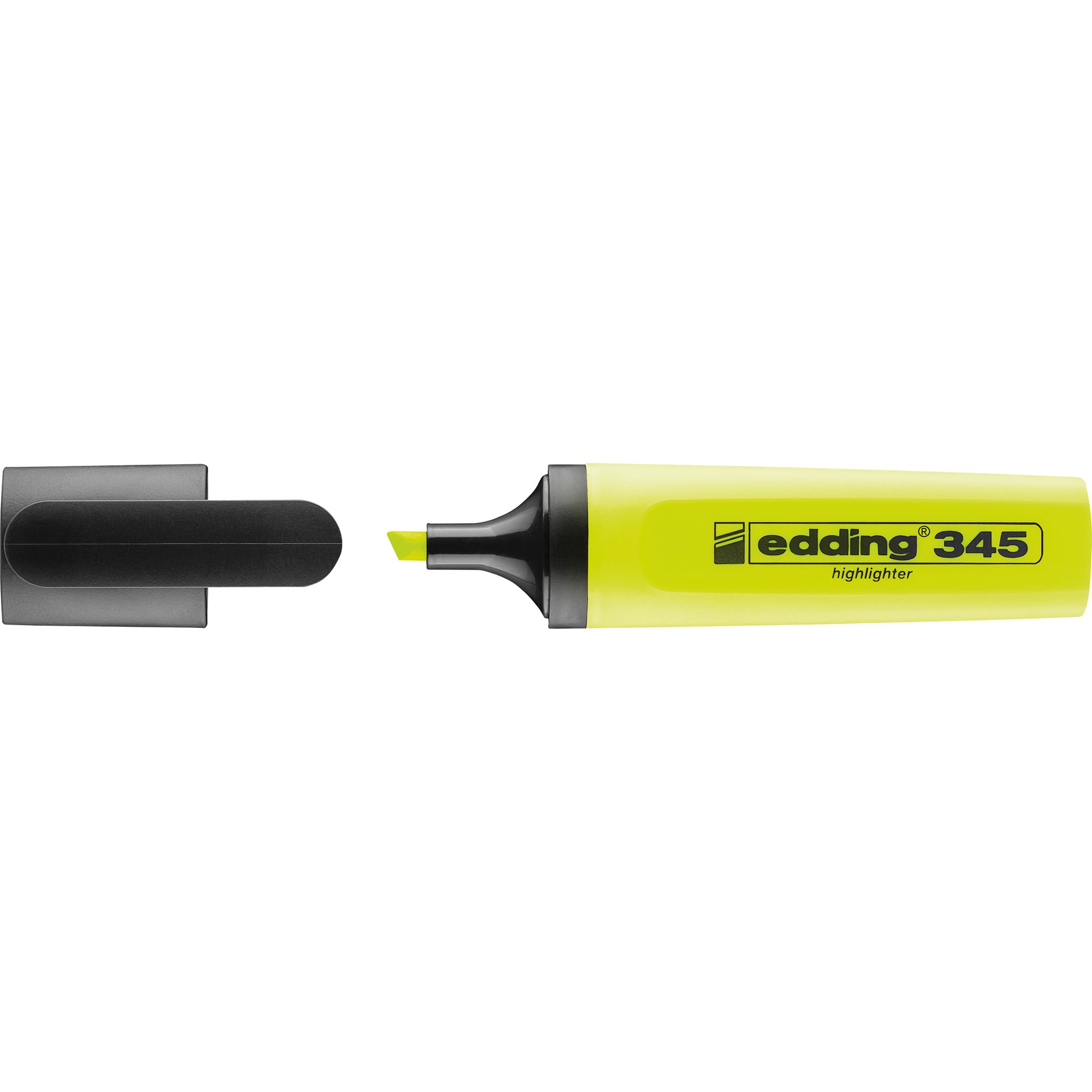 Textmarker 345 nachfüllbar mit Tusche HTK 25 gelb