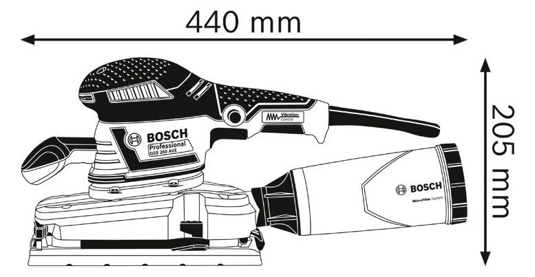 BOSCH Schwingschleifer in L-Boxx