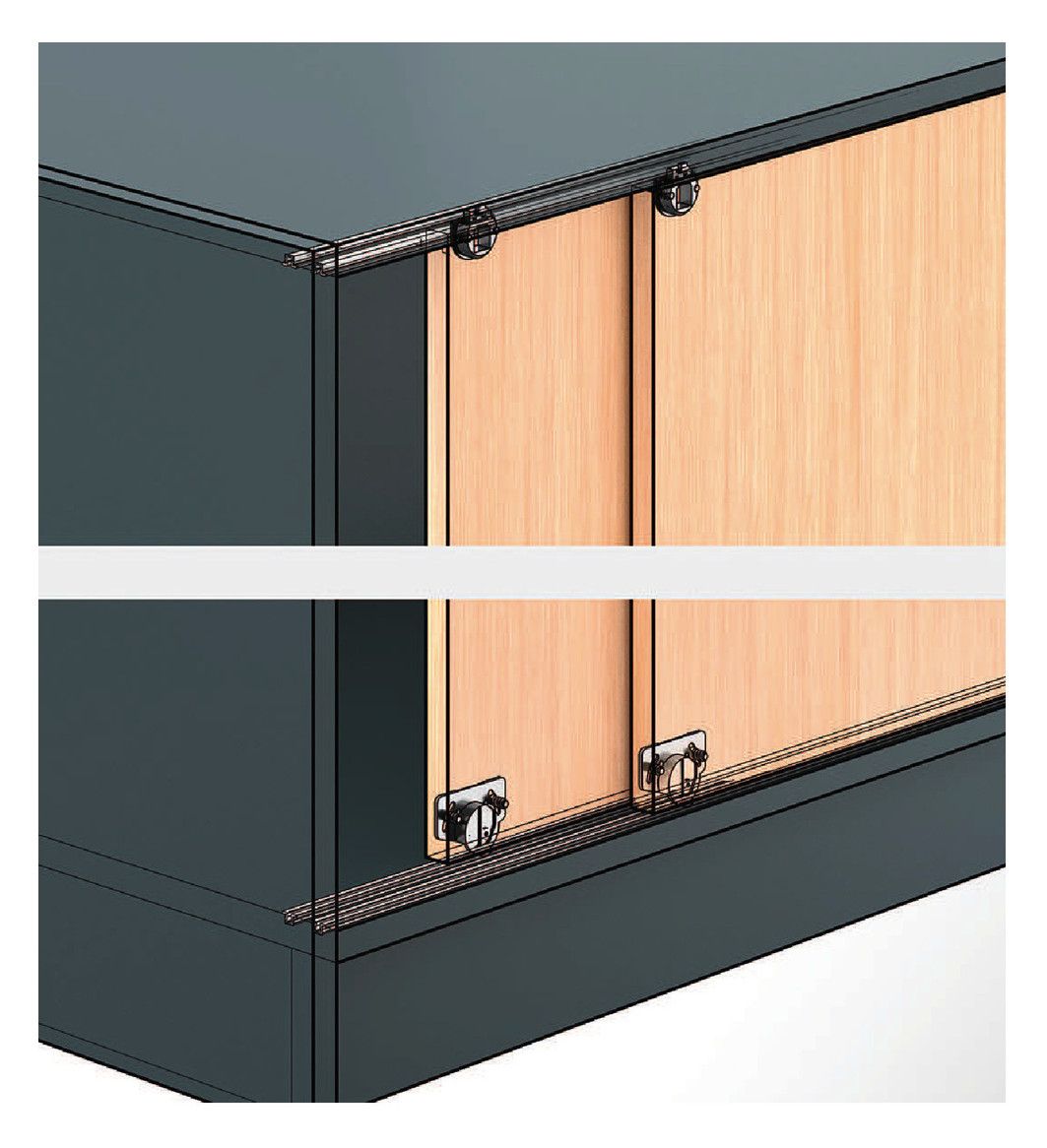 HETTICH SlideLine 55 Türanschlag / Abstandhalter