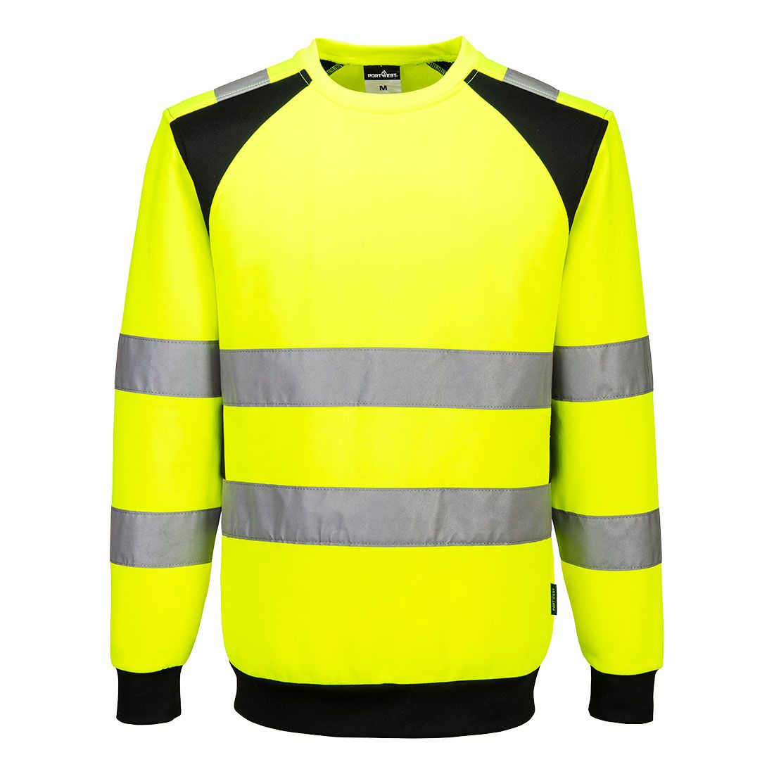 Portwest WX2 Warnschutz-Sweatshirt, Gelb, Gr. S