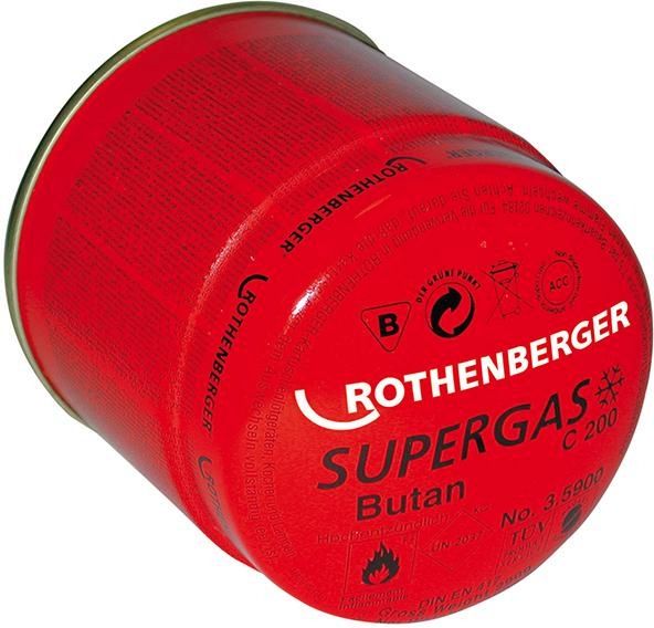 Gaskartusche C200 330 ml 0-1800°C Butan-Propan-Gasmischung Rothenberger