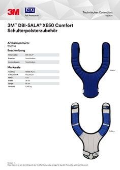 3M™ DBI-SALA® ExoFit™ XE50 Komfort Schulterpolsterzubehör, Einheitsgröße, 1150514