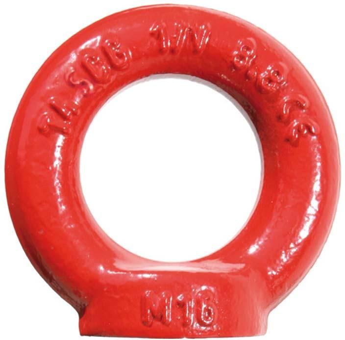 Ringmuttern Güteklasse 8, M6