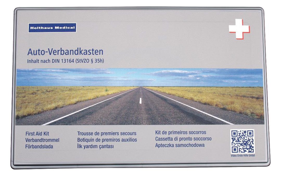 Kfz-Verbandkasten aus Kunststoff