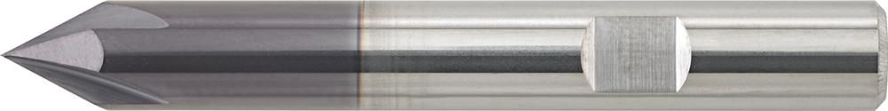 Entgratfräser NC DIN6527 VHM TiAlN 60Grad 4mm FORMAT