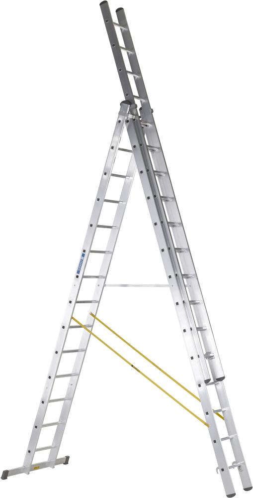 Mehrzweckleiter Skymaster X 3x14 SprossenLeiterlänge max 9,00 m Arbeitshöhe 10,35 m