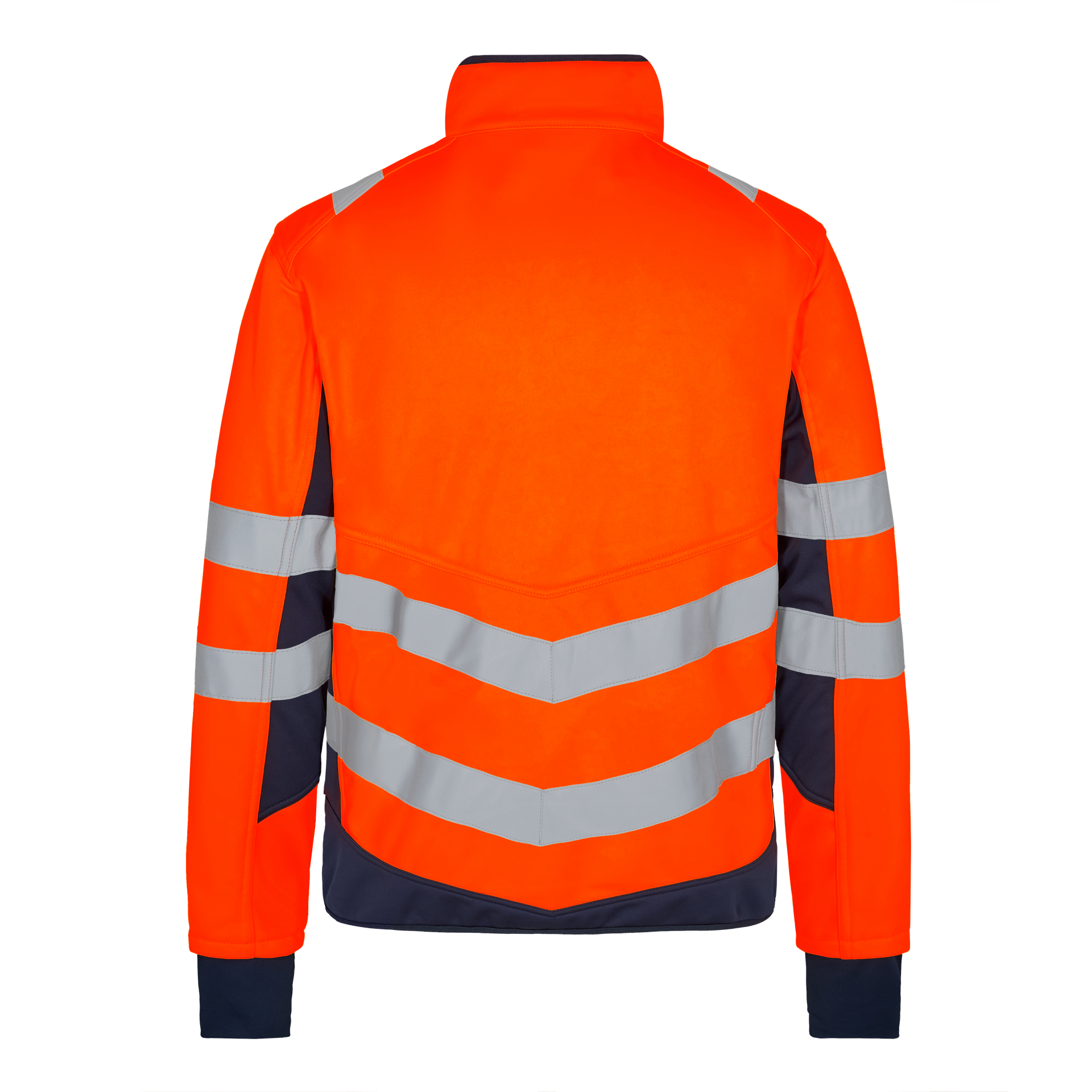 Safety Softshelljacke Orange/Blue ink, Gr. 4XL