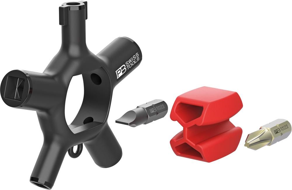 PB SWISS TOOLS Schaltschrankschlüssel 9 in 1 Tool