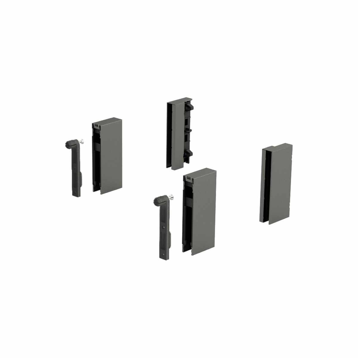 At-Design-Side-Adapter 92 mm Silber