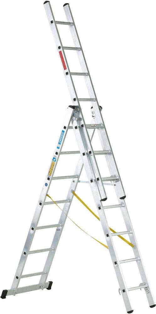 Mehrzweckleiter Skymaster X 3x7 Sprossen Leiterlänge max 5,00 m Arbeitshöhe 5,80 m