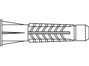 ART 88381 TOX - Dübel 4 AS K 6 x 28 Kunststoff S