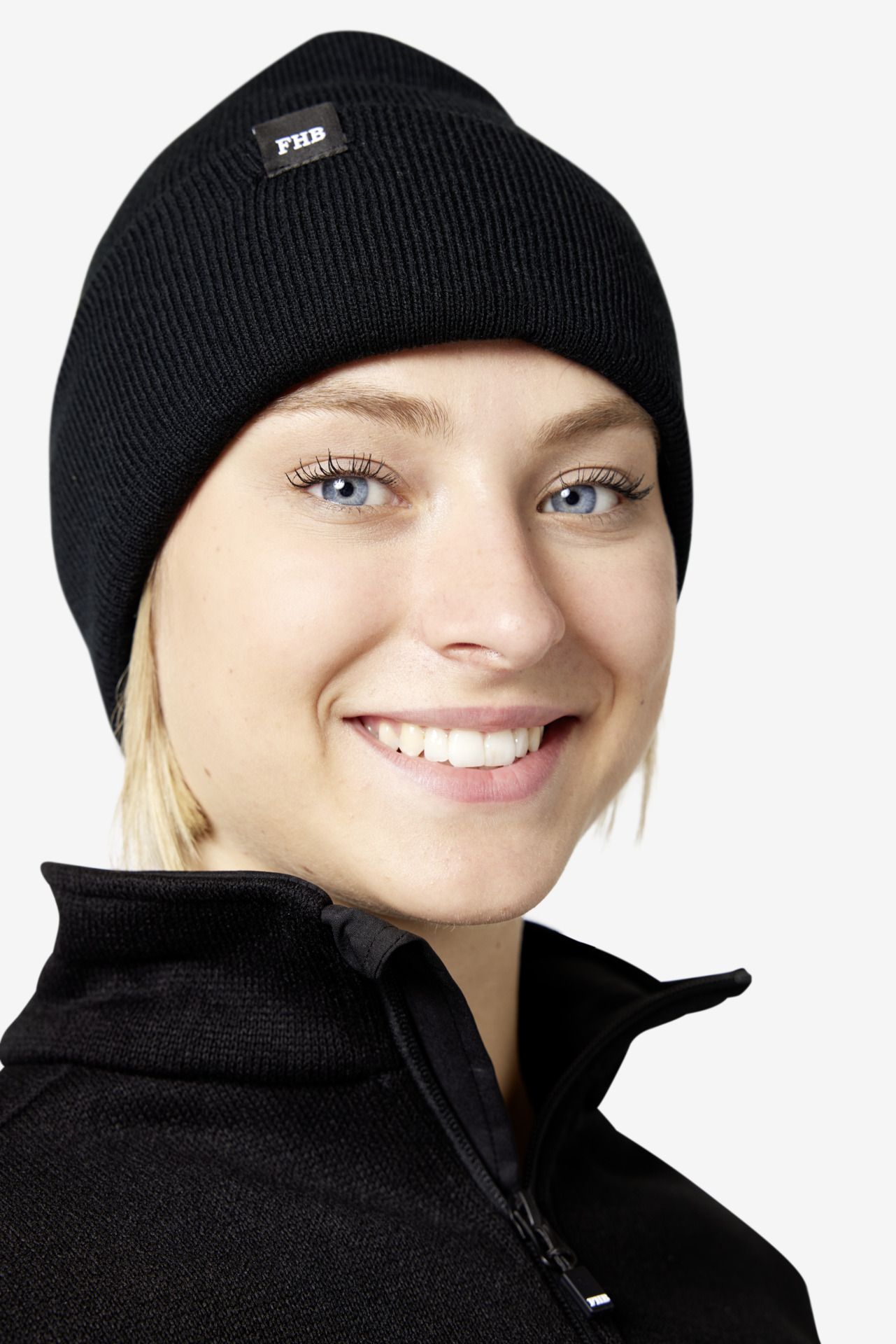 FHB Strickmütze MICHEL unisex schwarz
