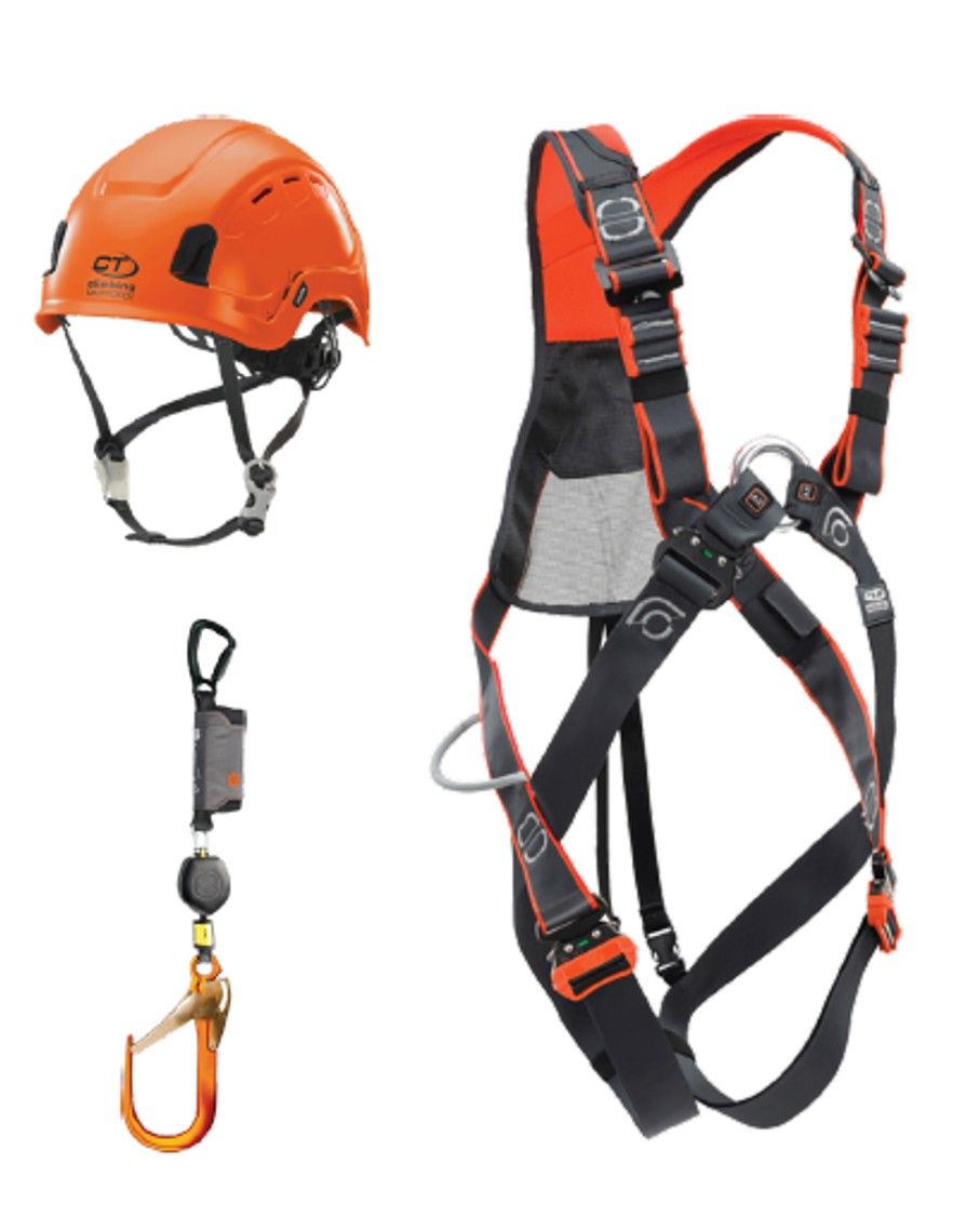 SKYLOTEC - KIT LOGISTIK HUBARBEITSBÜHNE Komplettes, sofort einsetzbares Set (Gurt+Helm+Falldämpfer)