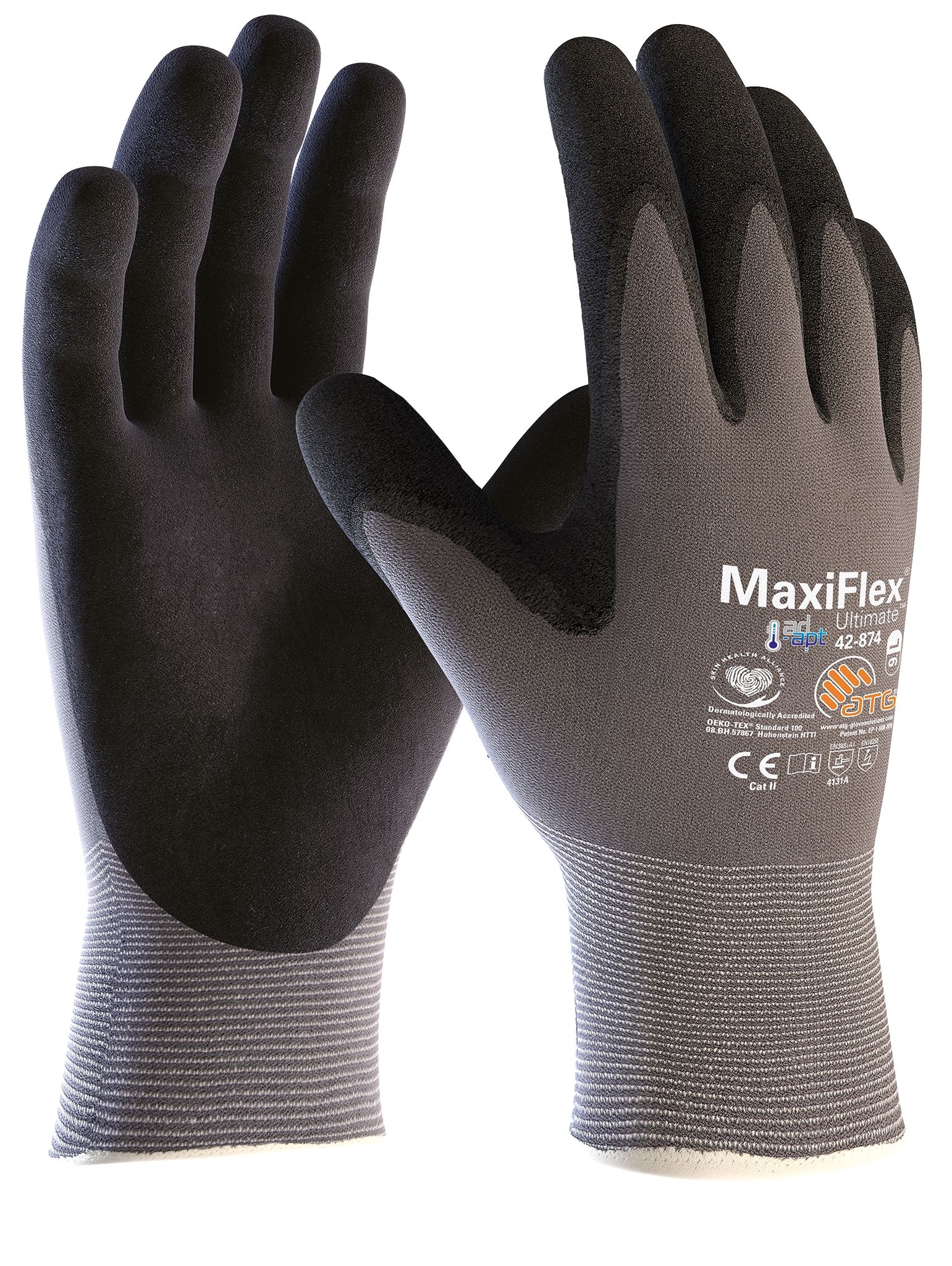 MaxiFlex® Ultimate™ AD-APT® Nylon-Strickhandschuhe (42-874)