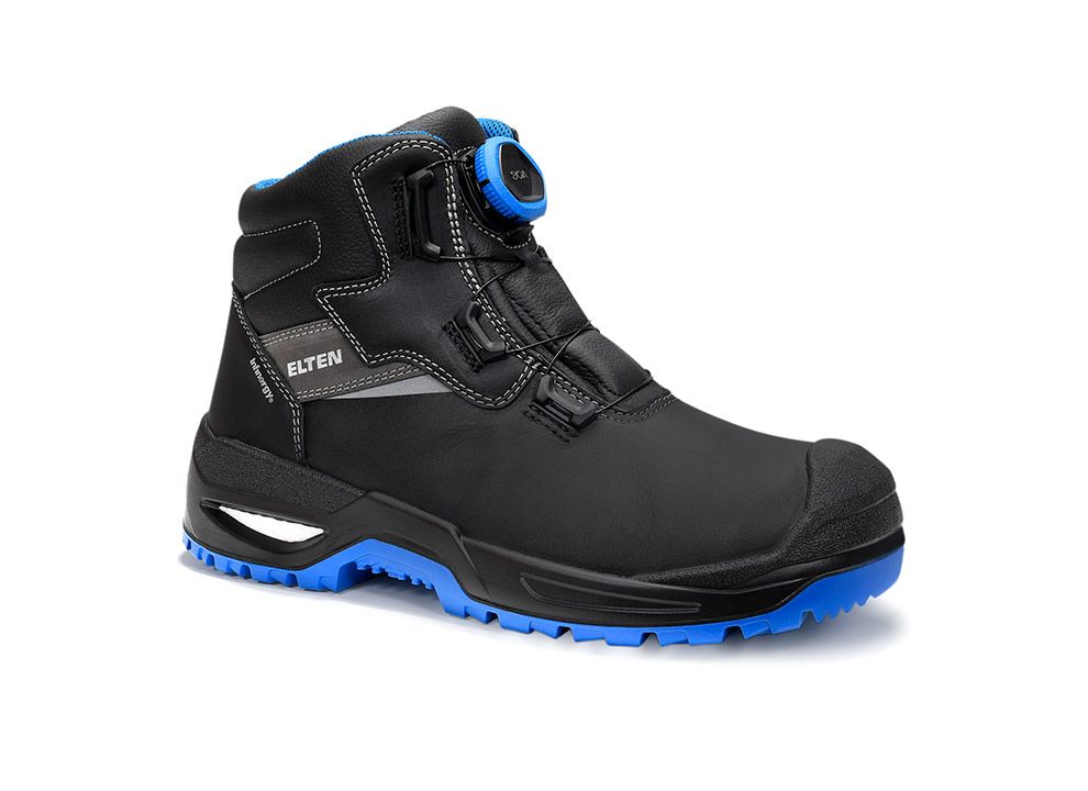Sicherheitsstiefel STEFANO XXSG BOA® black-blue Mid ESD S3, Gr. 40