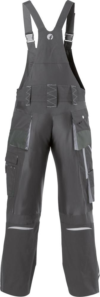 FORTIS H-Latzhose 24, d-grau/hellgrau,Gr.102