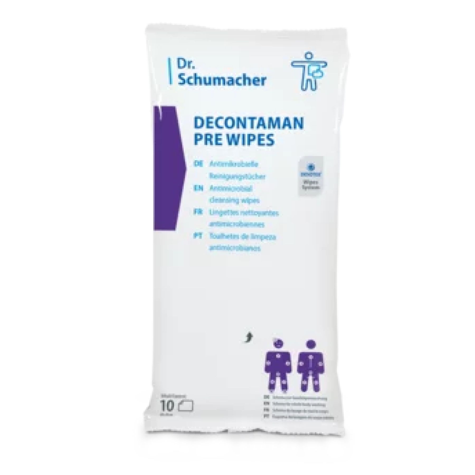 Decontaman Pre Wipes Packung à 10 Tücher