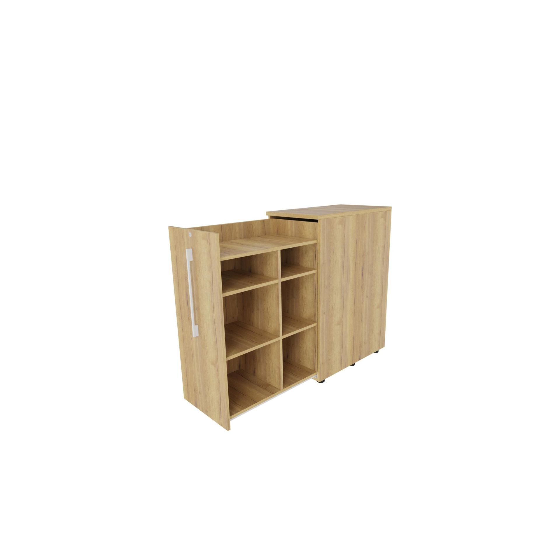 Beistellcontainer 3OH li oA B463xT800x1115mm Eiche
