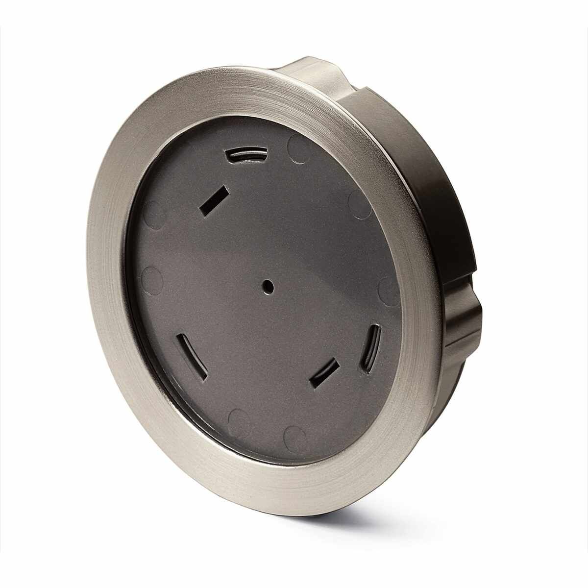 Einsetzgriff Touch in, •–• 84 mm, Edelstahl Optik