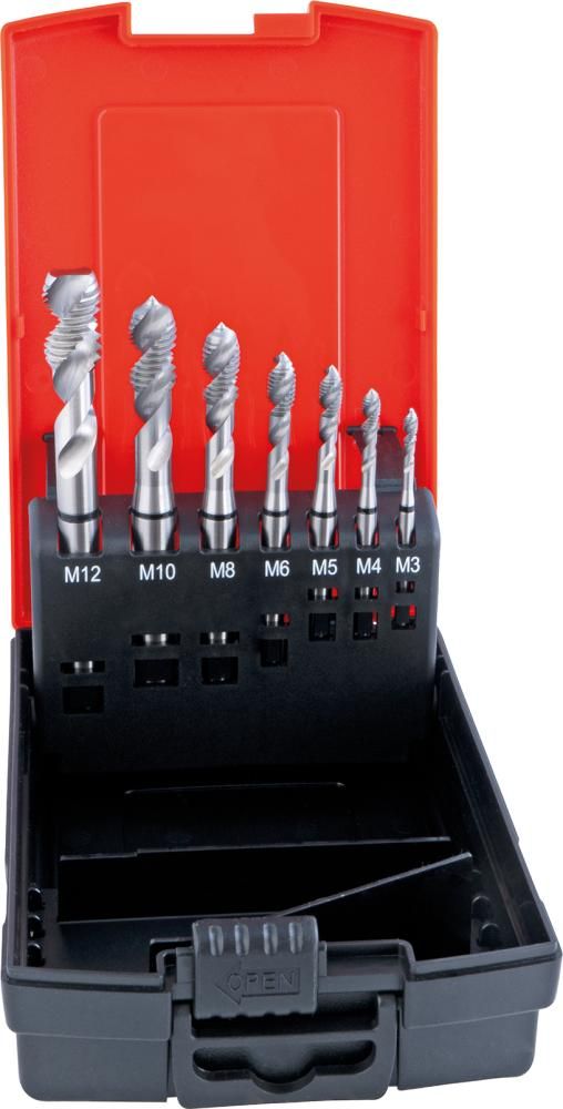 Maschinengewindeb.-Set DIN376 HSSE Typ W Form C M3-12 FORMAT