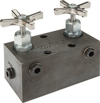 POWER-TEAM Muffe, 2 x NPT 3/8"(IG), kein(AG)