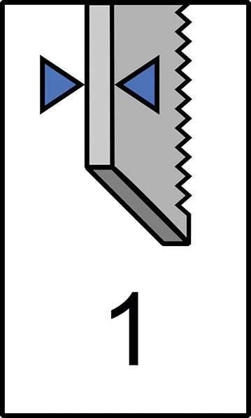 BOSCH Stichsägeblatt, (VE: 5 Stück)