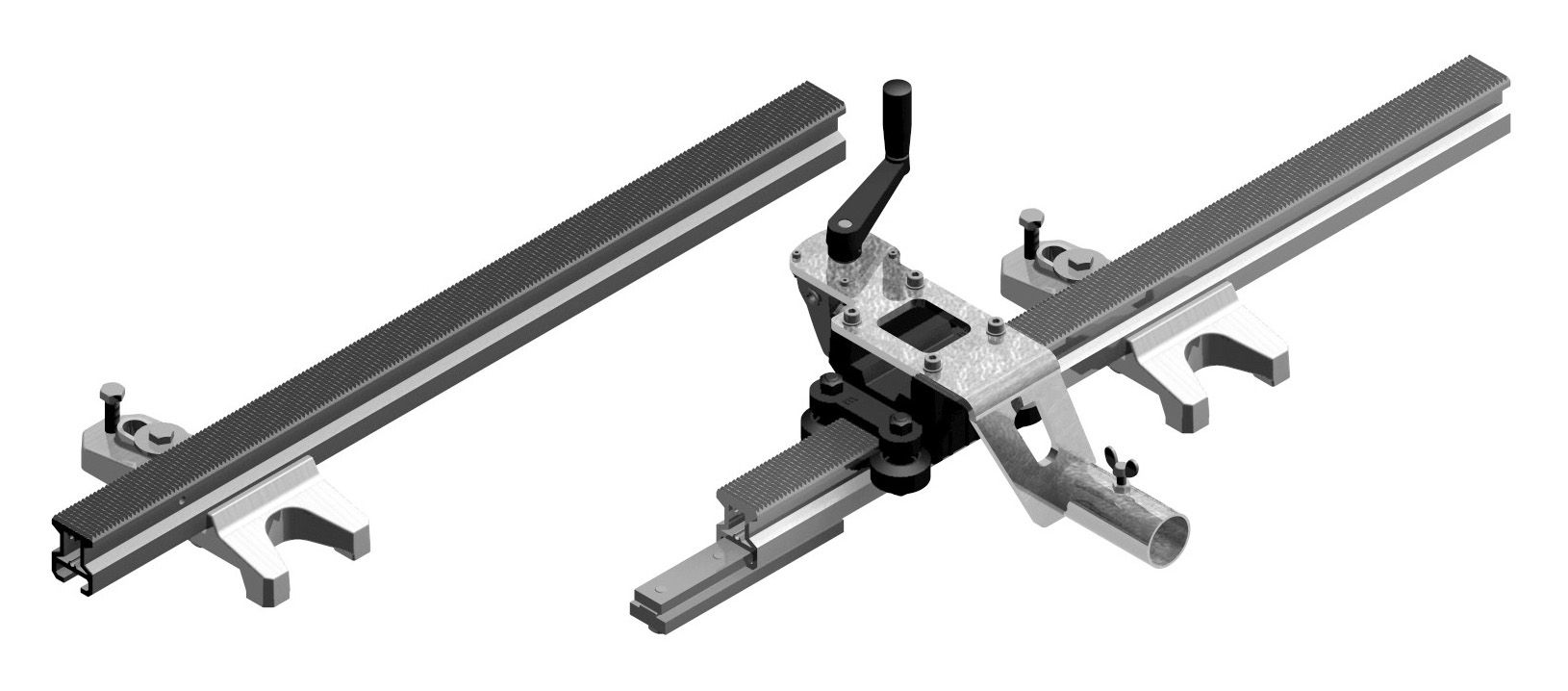 EIBENSTOCK Führungsschienen-Set, 200 cm (für ETR 350/ETR 350 P/ETR 400 P)